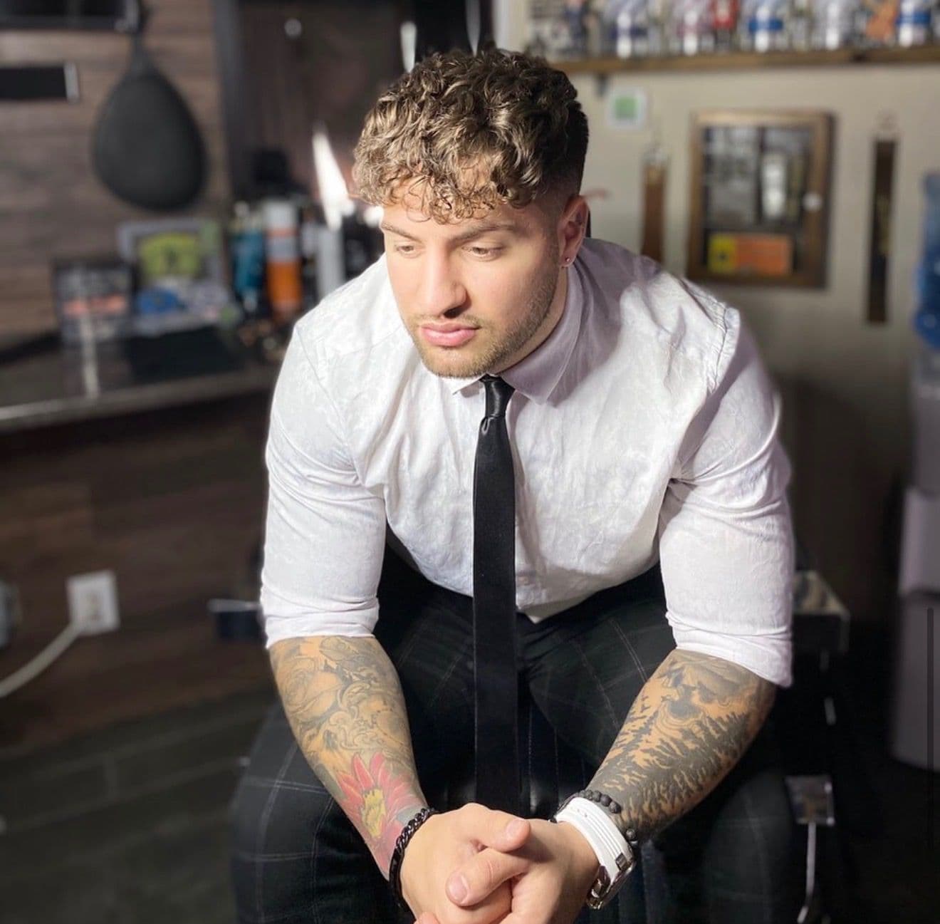 Griffin Rice, owner and master barber at The Barber Lounge