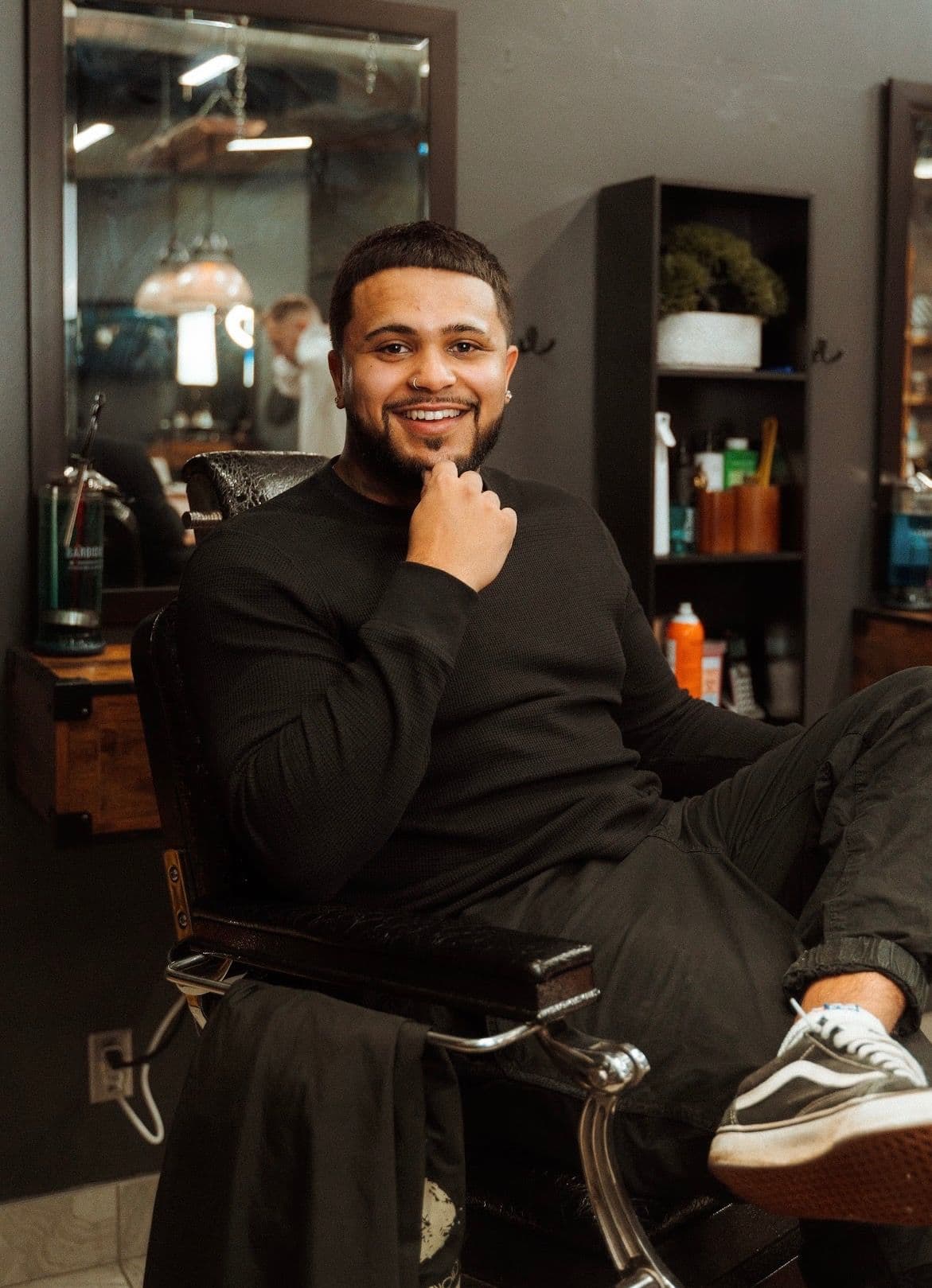 Rahiem Suleiman, master barber