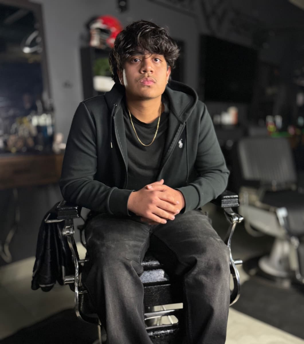 Robby Johal, junior barber